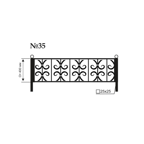 Ограда №35 — элегантность и уход